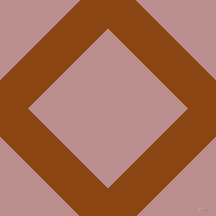 45/135 degree angle diagonal checkered chequered lines, 136 pixel line width, 386 pixel square size, Saddle Brown and Rosy Brown plaid checkered seamless tileable