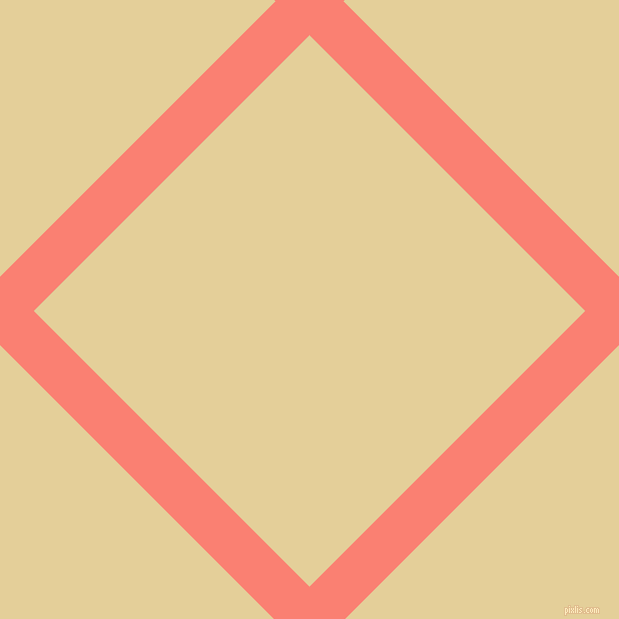 45/135 degree angle diagonal checkered chequered lines, 48 pixel lines width, 390 pixel square size, Salmon and Double Colonial White plaid checkered seamless tileable