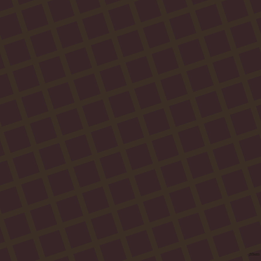 18/108 degree angle diagonal checkered chequered lines, 20 pixel line width, 74 pixel square size, Sambuca and Aubergine plaid checkered seamless tileable
