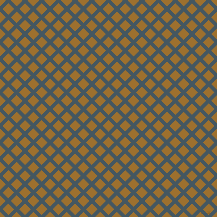 45/135 degree angle diagonal checkered chequered lines, 12 pixel lines width, 27 pixel square size, San Juan and Buttered Rum plaid checkered seamless tileable