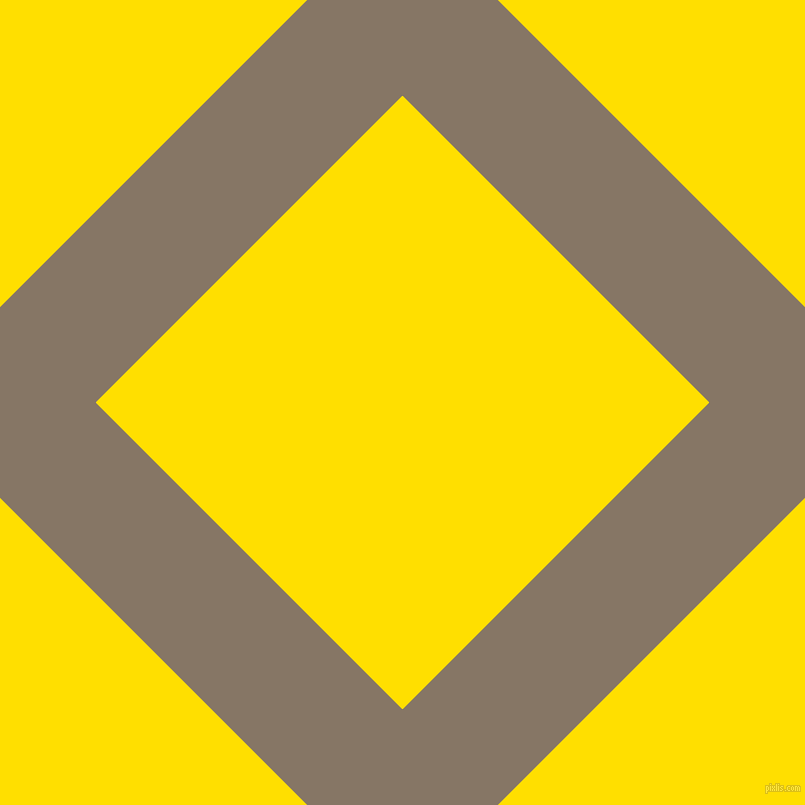 45/135 degree angle diagonal checkered chequered lines, 135 pixel line width, 434 pixel square size, Sand Dune and Golden Yellow plaid checkered seamless tileable