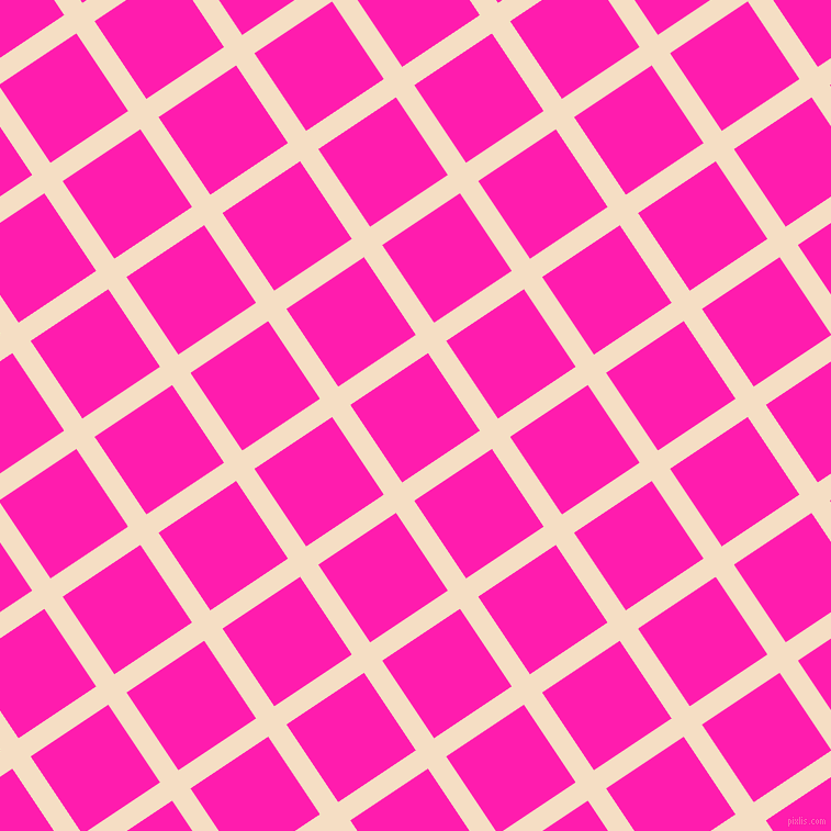 34/124 degree angle diagonal checkered chequered lines, 20 pixel line width, 85 pixel square size, Sazerac and Spicy Pink plaid checkered seamless tileable