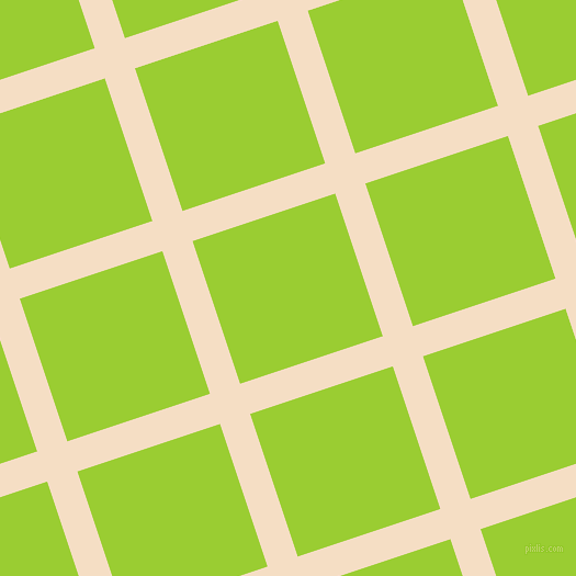 18/108 degree angle diagonal checkered chequered lines, 29 pixel line width, 137 pixel square size, Sazerac and Yellow Green plaid checkered seamless tileable