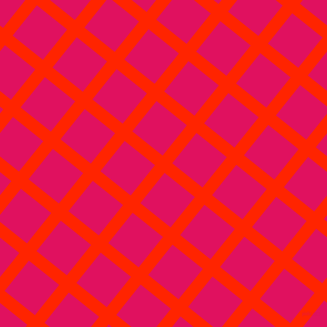 51/141 degree angle diagonal checkered chequered lines, 24 pixel lines width, 76 pixel square size, Scarlet and Ruby plaid checkered seamless tileable