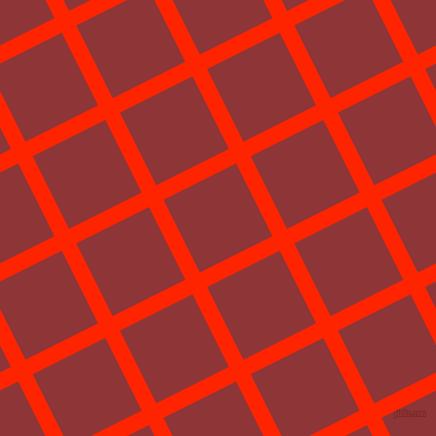 27/117 degree angle diagonal checkered chequered lines, 18 pixel lines width, 90 pixel square size, Scarlet and Well Read plaid checkered seamless tileable