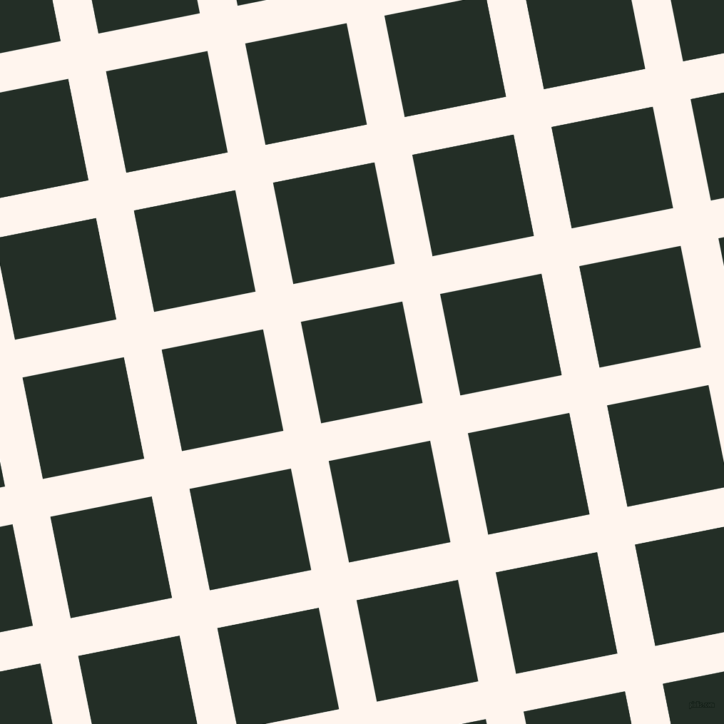 11/101 degree angle diagonal checkered chequered lines, 54 pixel line width, 145 pixel square size, Seashell and Black Bean plaid checkered seamless tileable