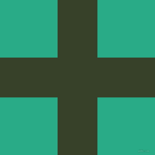 checkered chequered horizontal vertical lines, 128 pixel line width, 370 pixel square size, Seaweed and Jungle Green plaid checkered seamless tileable