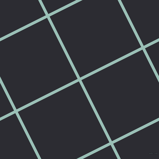 27/117 degree angle diagonal checkered chequered lines, 12 pixel lines width, 288 pixel square sizeShadow Green and Bastille plaid checkered seamless tileable