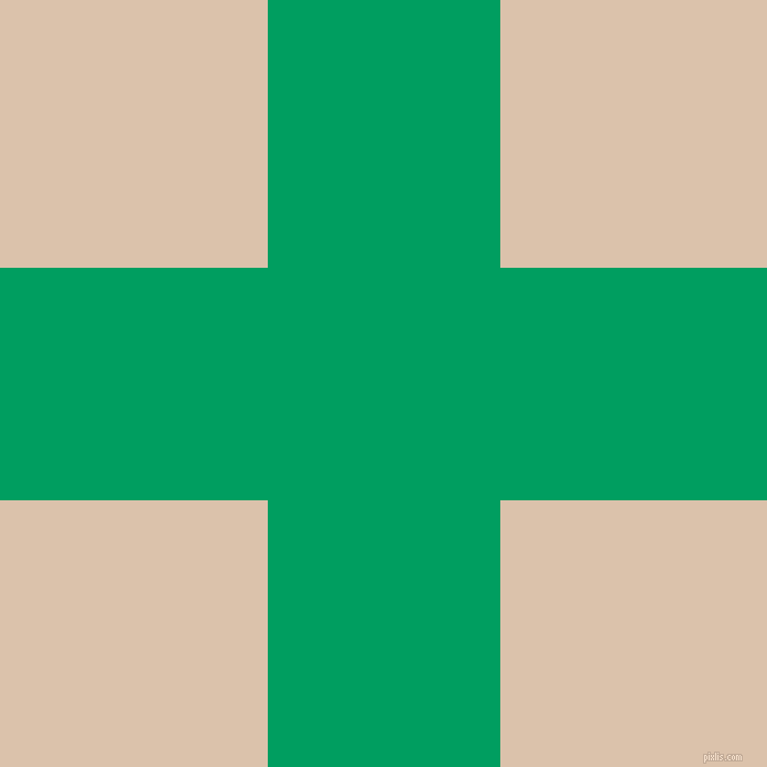 checkered chequered horizontal vertical lines, 211 pixel line width, 485 pixel square size, Shamrock Green and Bone plaid checkered seamless tileable