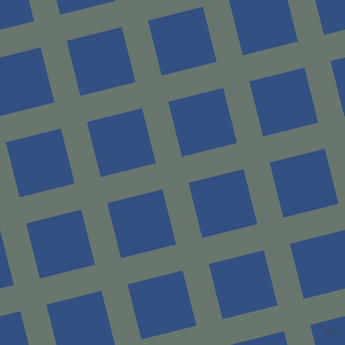 14/104 degree angle diagonal checkered chequered lines, 55 pixel line width, 116 pixel square size, Sirocco and Fun Blue plaid checkered seamless tileable