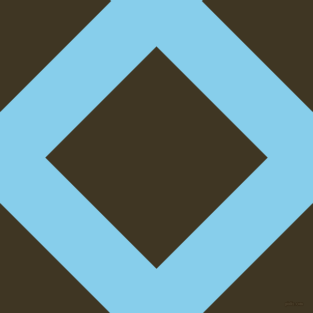 45/135 degree angle diagonal checkered chequered lines, 126 pixel line width, 309 pixel square size, Sky Blue and Mikado plaid checkered seamless tileable