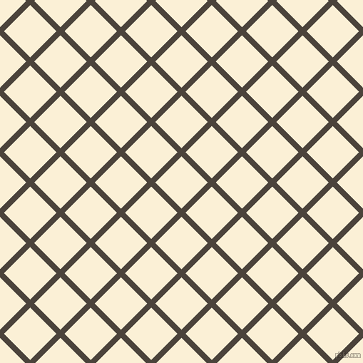 45/135 degree angle diagonal checkered chequered lines, 8 pixel lines width, 52 pixel square size, Space Shuttle and Half Dutch White plaid checkered seamless tileable