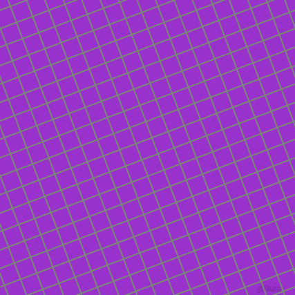 21/111 degree angle diagonal checkered chequered lines, 2 pixel line width, 23 pixel square size, Spanish Green and Dark Orchid plaid checkered seamless tileable