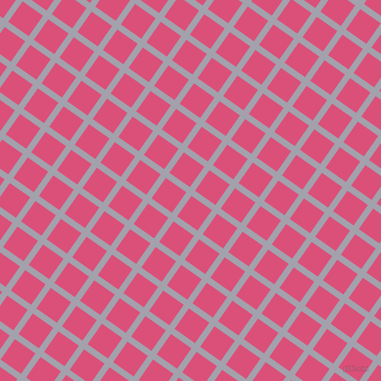 55/145 degree angle diagonal checkered chequered lines, 9 pixel lines width, 36 pixel square size, Spun Pearl and Cranberry plaid checkered seamless tileable