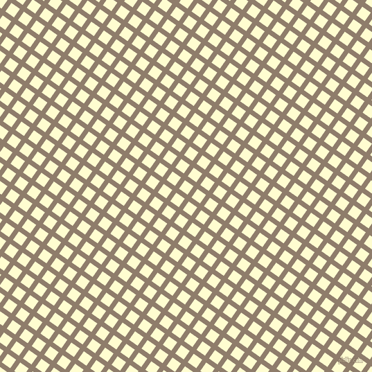 55/145 degree angle diagonal checkered chequered lines, 7 pixel lines width, 15 pixel square size, Squirrel and Cream plaid checkered seamless tileable