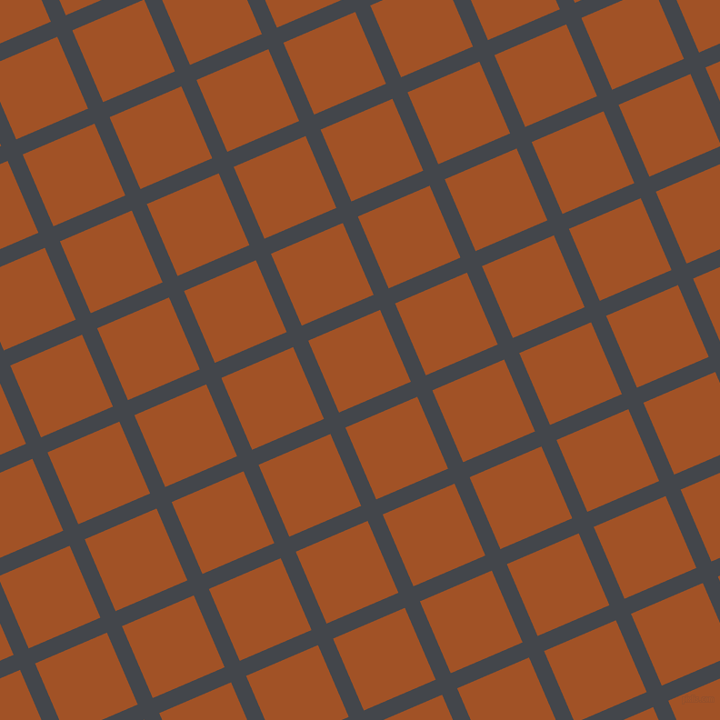 23/113 degree angle diagonal checkered chequered lines, 18 pixel line width, 86 pixel square size, Steel Grey and Rich Gold plaid checkered seamless tileable
