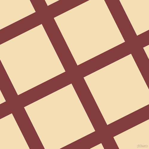 27/117 degree angle diagonal checkered chequered lines, 45 pixel lines width, 178 pixel square size, Stiletto and Wheat plaid checkered seamless tileable