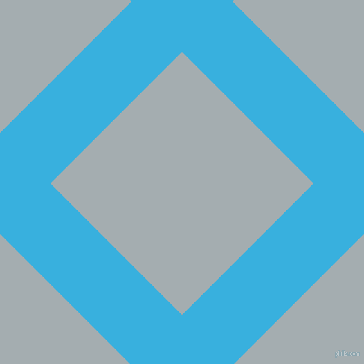 45/135 degree angle diagonal checkered chequered lines, 103 pixel line width, 269 pixel square size, Summer Sky and Gull Grey plaid checkered seamless tileable