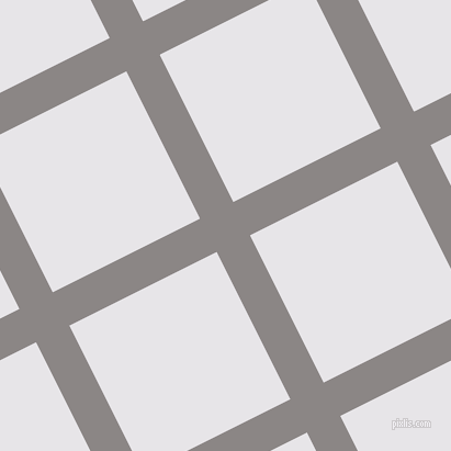 27/117 degree angle diagonal checkered chequered lines, 34 pixel line width, 150 pixel square size, Suva Grey and White Lilac plaid checkered seamless tileable