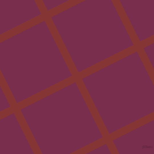 27/117 degree angle diagonal checkered chequered lines, 26 pixel line width, 215 pixel square size, Tall Poppy and Flirt plaid checkered seamless tileable