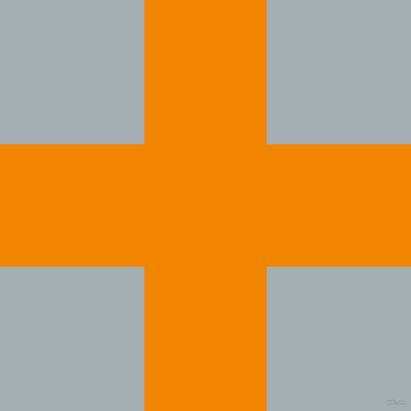 checkered chequered horizontal vertical lines, 251 pixel lines width, 592 pixel square size, Tangerine and Gull Grey plaid checkered seamless tileable