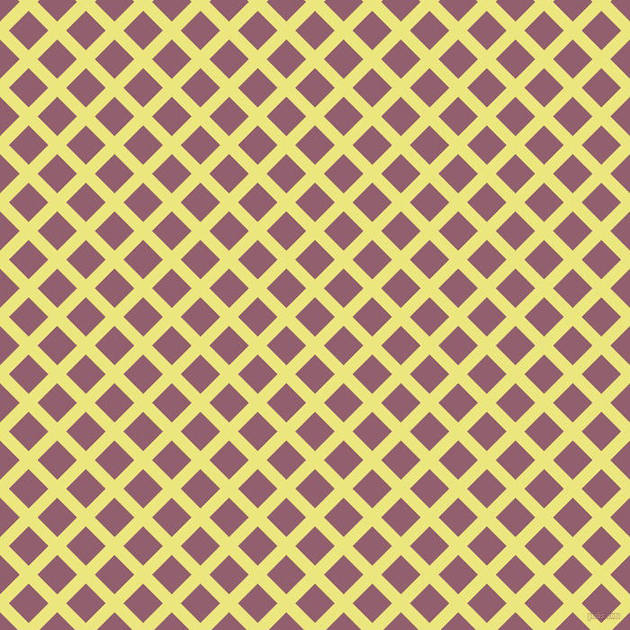 45/135 degree angle diagonal checkered chequered lines, 14 pixel lines width, 31 pixel square size, Texas and Mauve Taupe plaid checkered seamless tileable
