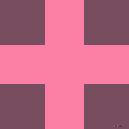 checkered chequered horizontal vertical lines, 152 pixel lines width, 343 pixel square size, Tickle Me Pink and Cosmic plaid checkered seamless tileable