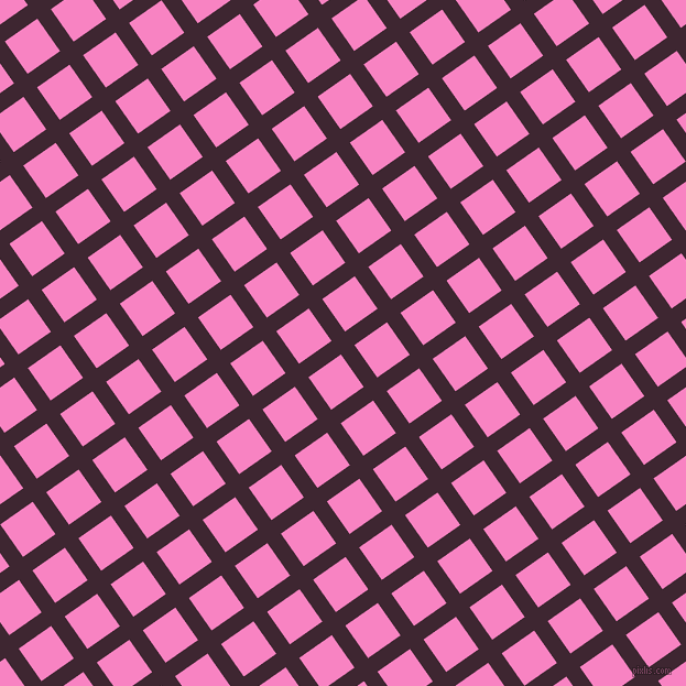 35/125 degree angle diagonal checkered chequered lines, 15 pixel lines width, 36 pixel square size, Toledo and Tea Rose plaid checkered seamless tileable