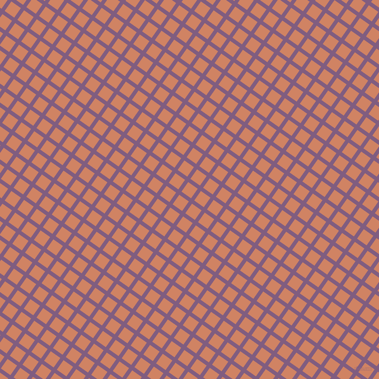 55/145 degree angle diagonal checkered chequered lines, 8 pixel lines width, 24 pixel square size, Trendy Pink and Burning Sand plaid checkered seamless tileable