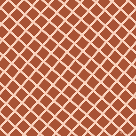 48/138 degree angle diagonal checkered chequered lines, 7 pixel line width, 30 pixel square size, Tuft Bush and Orange Roughy plaid checkered seamless tileable