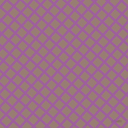 48/138 degree angle diagonal checkered chequered lines, 8 pixel line width, 25 pixel square size, Violet Blue and Hemp plaid checkered seamless tileable