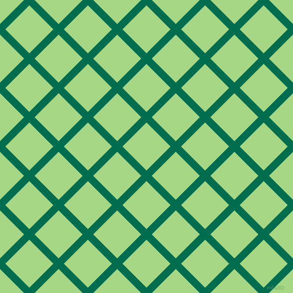 45/135 degree angle diagonal checkered chequered lines, 15 pixel line width, 68 pixel square size, Watercourse and Feijoa plaid checkered seamless tileable