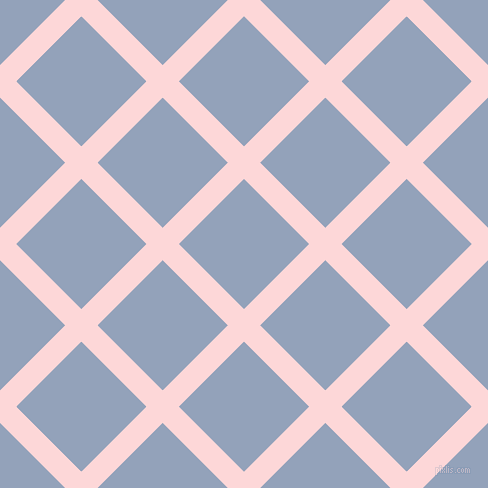 45/135 degree angle diagonal checkered chequered lines, 23 pixel line width, 92 pixel square size, We Peep and Rock Blue plaid checkered seamless tileable