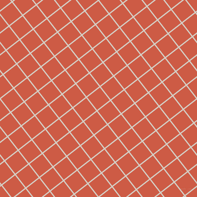 38/128 degree angle diagonal checkered chequered lines, 4 pixel lines width, 53 pixel square size, Westar and Dark Coral plaid checkered seamless tileable