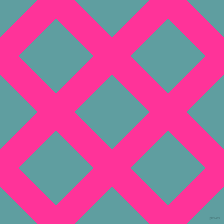 45/135 degree angle diagonal checkered chequered lines, 89 pixel lines width, 180 pixel square size, Wild Strawberry and Cadet Blue plaid checkered seamless tileable