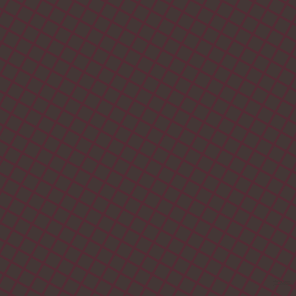 61/151 degree angle diagonal checkered chequered lines, 5 pixel line width, 24 pixel square size, Wine Berry and Cowboy plaid checkered seamless tileable