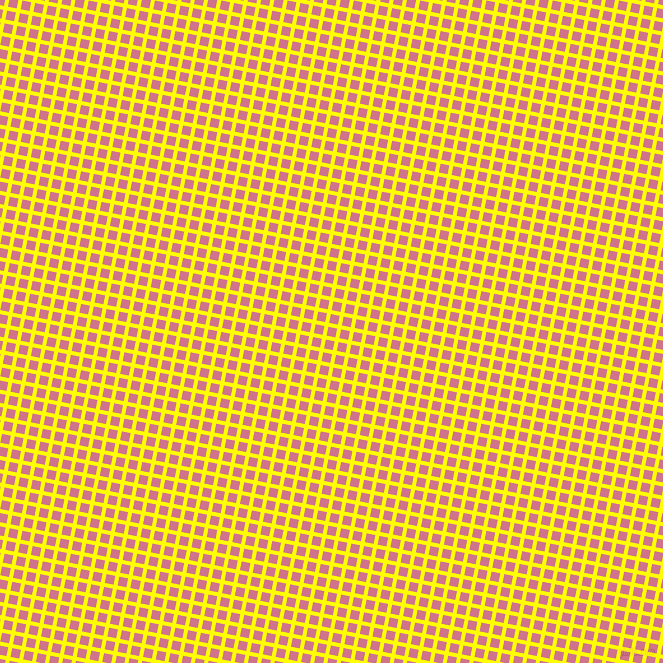 79/169 degree angle diagonal checkered chequered lines, 4 pixel line width, 9 pixel square size, Yellow and Charm plaid checkered seamless tileable