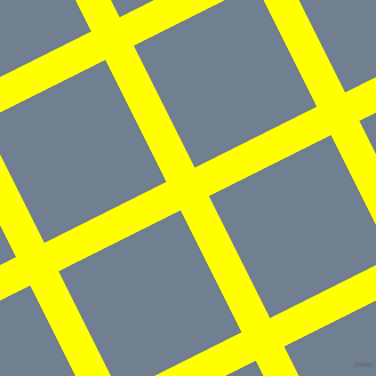 27/117 degree angle diagonal checkered chequered lines, 64 pixel lines width, 275 pixel square size, Yellow and Slate Grey plaid checkered seamless tileable