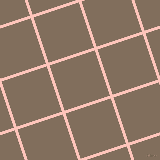 18/108 degree angle diagonal checkered chequered lines, 10 pixel lines width, 163 pixel square size, Your Pink and Donkey Brown plaid checkered seamless tileable