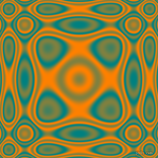 , Teal and Dark Orange plasma wave seamless tileable