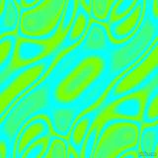 , Aqua and Chartreuse plasma waves seamless tileable