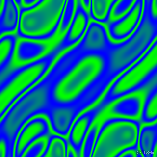 , Blue and Lime plasma waves seamless tileable