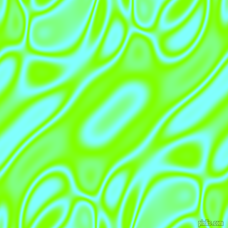 Chartreuse and Electric Blue plasma waves seamless tileable