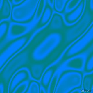 Teal and Dodger Blue plasma waves seamless tileable
