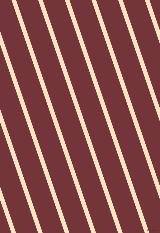 109 degree angle lines stripes, 14 pixel line width, 67 pixel line spacing, Bisque and Merlot stripes and lines seamless tileable