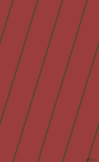 73 degree angle lines stripes, 4 pixel line width, 78 pixel line spacing, Bronzetone and Mexican Red stripes and lines seamless tileable