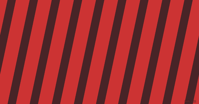78 degree angle lines stripes, 26 pixel line width, 43 pixel line spacing, Bulgarian Rose and Persian Red stripes and lines seamless tileable