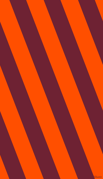 111 degree angle lines stripes, 62 pixel line width, 65 pixel line spacing, Claret and International Orange stripes and lines seamless tileable