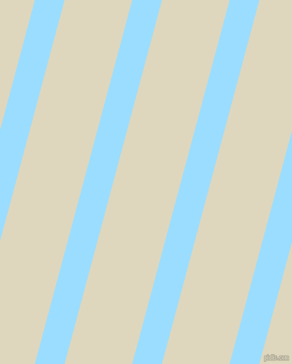 75 degree angle lines stripes, 41 pixel line width, 93 pixel line spacing, Columbia Blue and Wheatfield stripes and lines seamless tileable