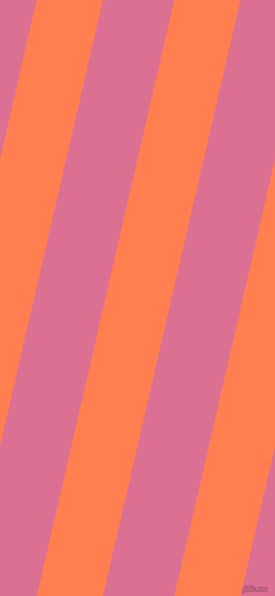77 degree angle lines stripes, 91 pixel line width, 98 pixel line spacing, Coral and Pale Violet Red stripes and lines seamless tileable